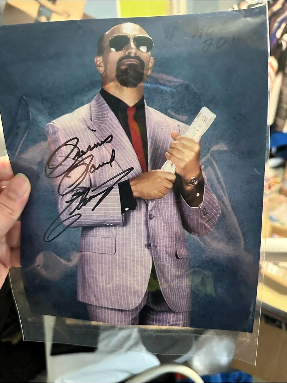 Precious Paul Ellering Signed 8 x 10 Wrestling Photo Road Warriors